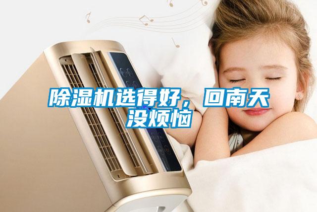 除濕機選得好，回南天沒煩惱
