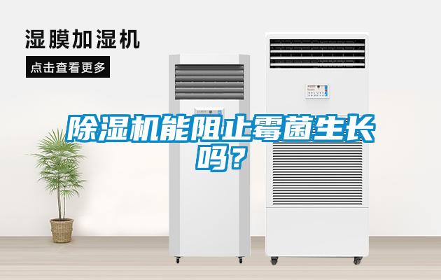 除濕機能阻止霉菌生長嗎？