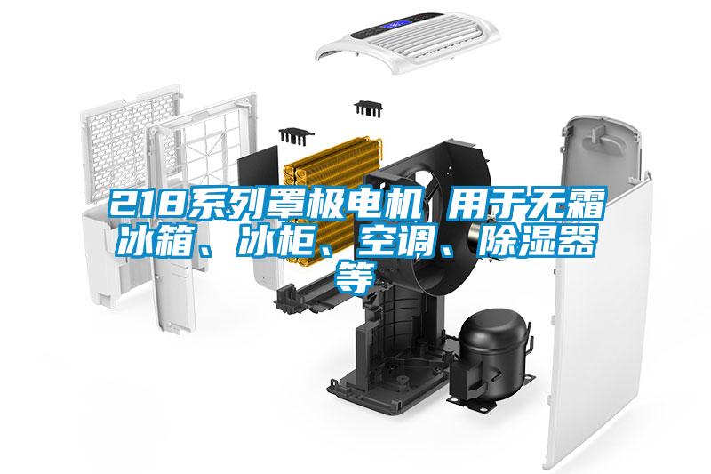 218系列罩極電機 用于無霜冰箱、冰柜、空調、除濕器等