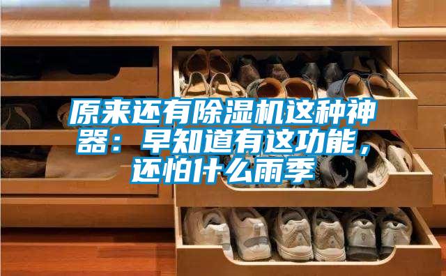 原來還有除濕機這種神器：早知道有這功能，還怕什么雨季