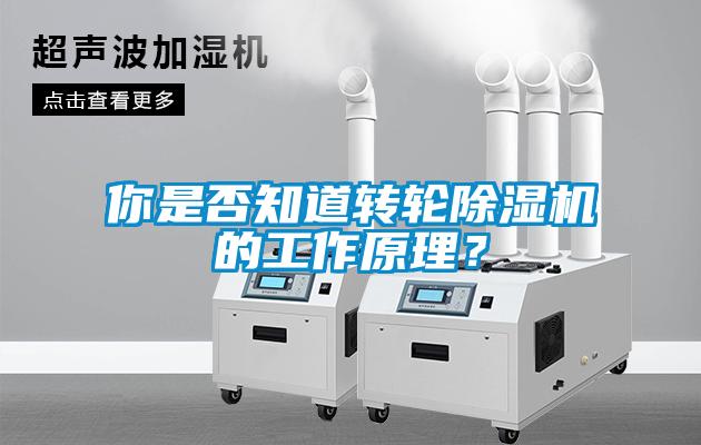 你是否知道轉輪除濕機的工作原理？
