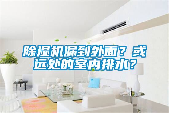 除濕機漏到外面？或遠處的室內(nèi)排水？